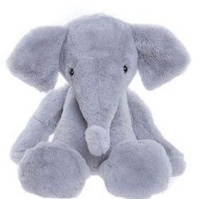 Charlie Bear Effie Elephant Cloudy Grey L