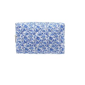 Mavi Bandz Blue Floral Cosmetic Bag