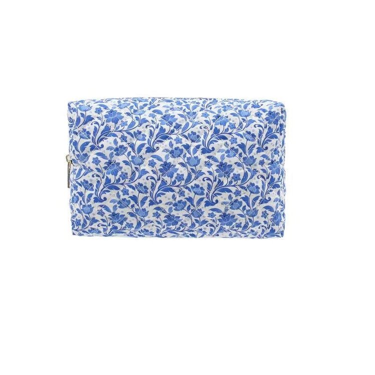 Mavi Bandz Blue Floral Cosmetic Bag