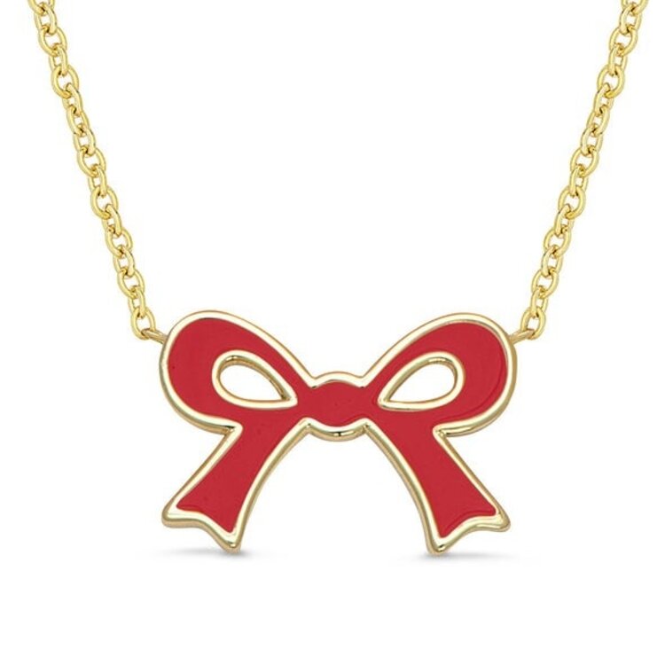 Lily Nily Flat Bow Necklace