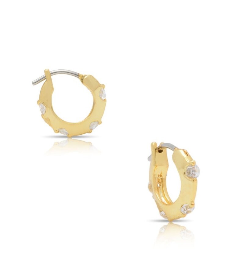 Lily Nily Hoop Earrings with CZ