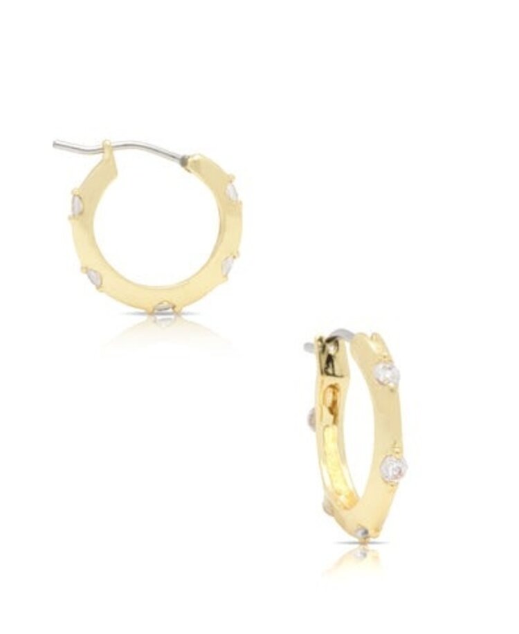 Lily Nily Hoop Earrings with CZ
