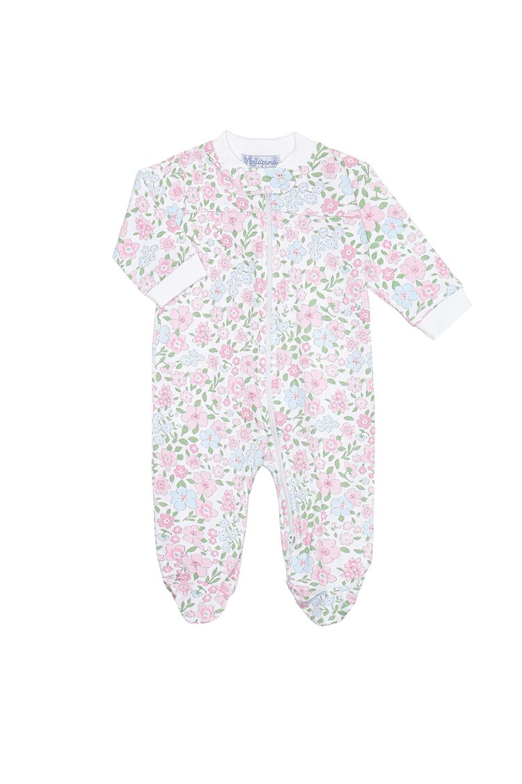 Nella Pima English Garden Zip Footie