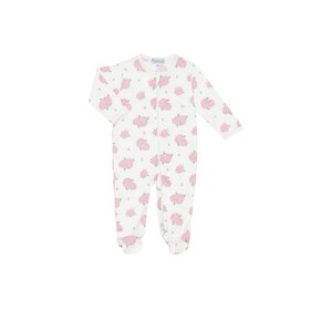 Nella Pima Hydrangeas Zip Footie