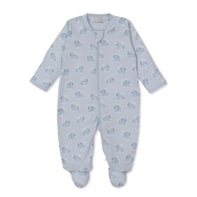 Kissy Kissy Blue Puppy Family Zip Footie