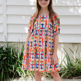 Briton Court Blue Checker Haven Dress