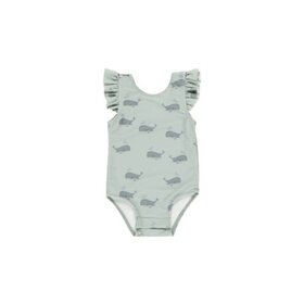 Rylee + Cru Inc. Whales Scoop Back Swim