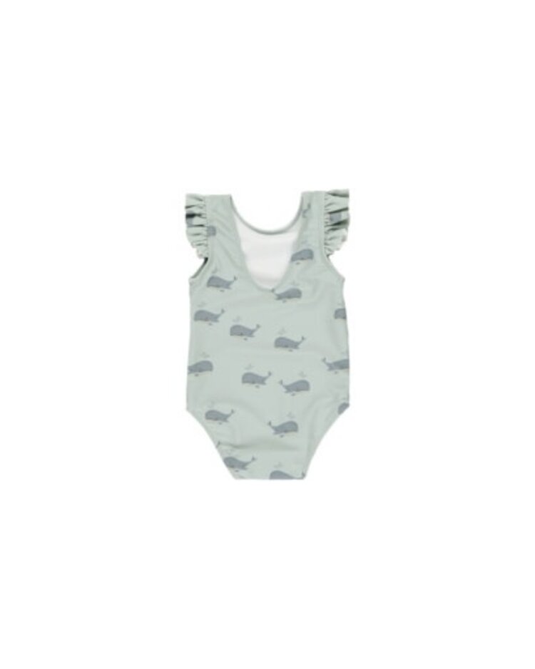Rylee + Cru Inc. Whales Scoop Back Swim