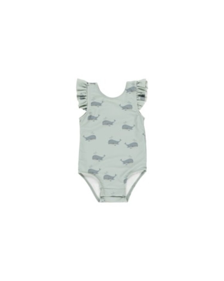 Rylee + Cru Inc. Whales Scoop Back Swim