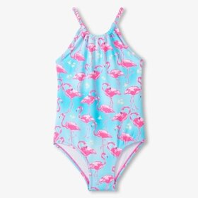 Whimsical Flamingos Swimsuit