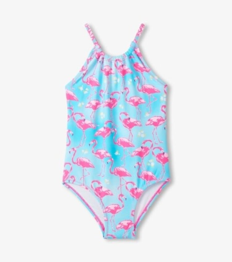 Whimsical Flamingos Swimsuit
