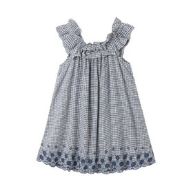 Rylee + Cru Inc. Marine Gingham Lennon Dress