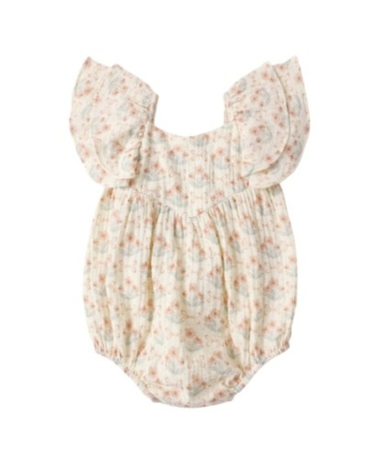 Rylee + Cru Inc. Ivory Blossom Roxy Romper