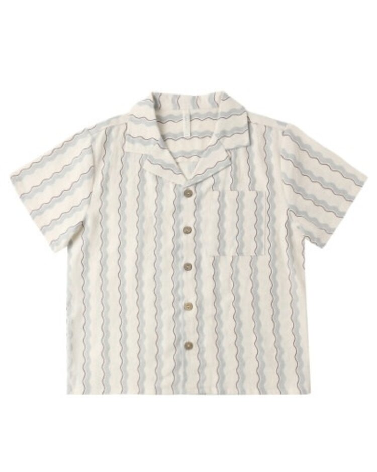 Rylee + Cru Inc. Wave Stripe Collar Shirt