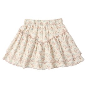Rylee + Cru Inc. Tiered Blossom Mini Skirt