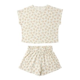 Rylee + Cru Inc. Yellow Ditsy Raegan Set