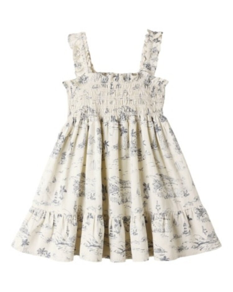 Rylee + Cru Inc. Ocean Toile Sutton Dress
