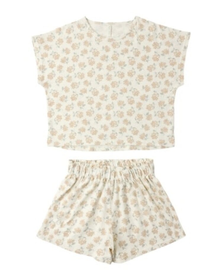 Rylee + Cru Inc. Yellow Ditsy Raegan Set