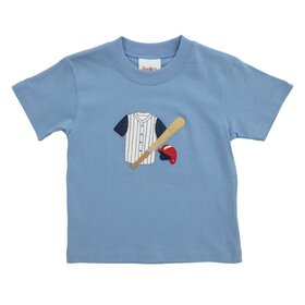 The Smiley Crab Blue Baseball Uniform Shirt