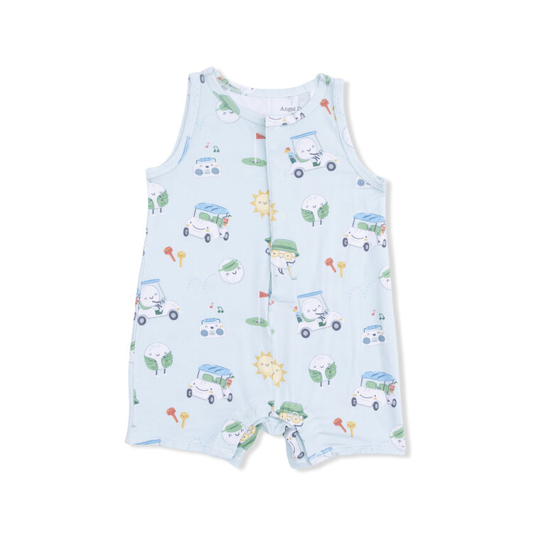 Angel Dear Blue Golf Pros Shortie Romper
