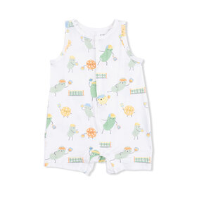 Angel Dear Pickles Playing Pickleball Shortie Romper