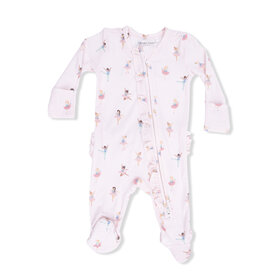 Angel Dear Petite Ballet Zip Footie