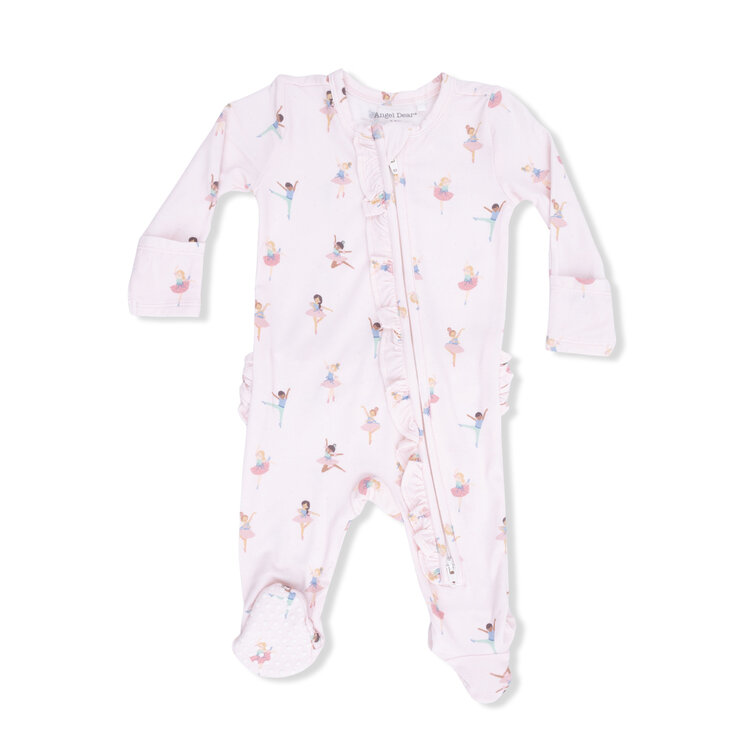 Angel Dear Petite Ballet Zip Footie