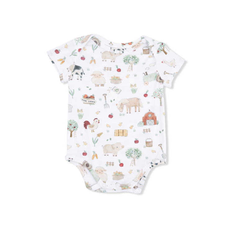Angel Dear Cute Farm Animals Bodysuit