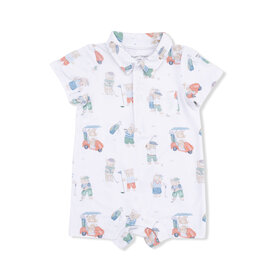 Angel Dear Golfing Teddy Bears Polo Shortie