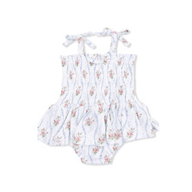Angel Dear Heirloom Rose Stripe Skirted Bubble