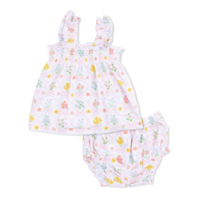 Angel Dear Spring Blooms Bow Trellis Bloomer Set