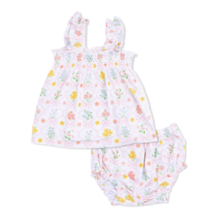 Angel Dear Spring Blooms Bow Trellis Bloomer Set