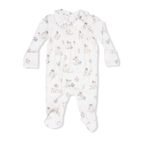 Angel Dear Flower Ducklings Smocked Footie