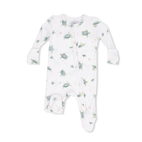 Angel Dear Sea Turtles Zip Footie