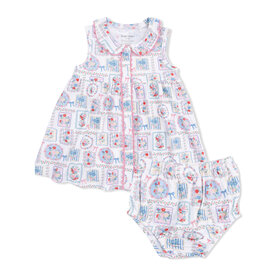 Angel Dear Juleps Floral Patchwork Dress Set