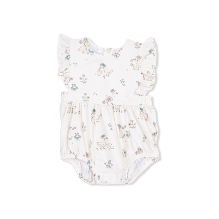 Angel Dear Flower Ducklings Sunsuit