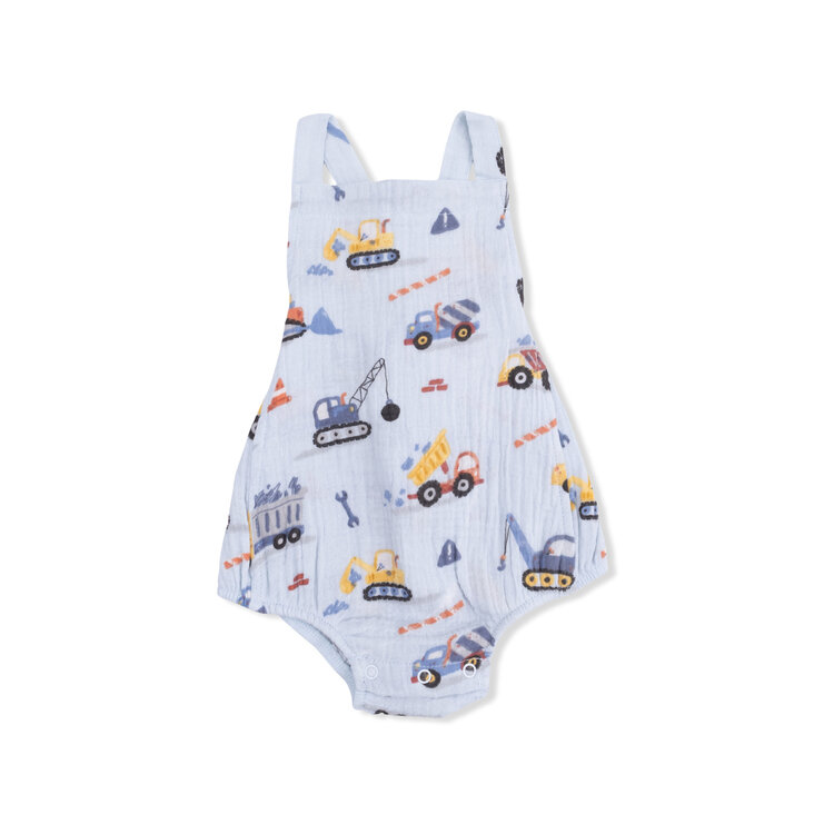 Angel Dear Crayon Construction Sunsuit