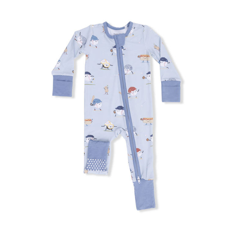 Angel Dear Baseballs Playing Baseball Conv Romper