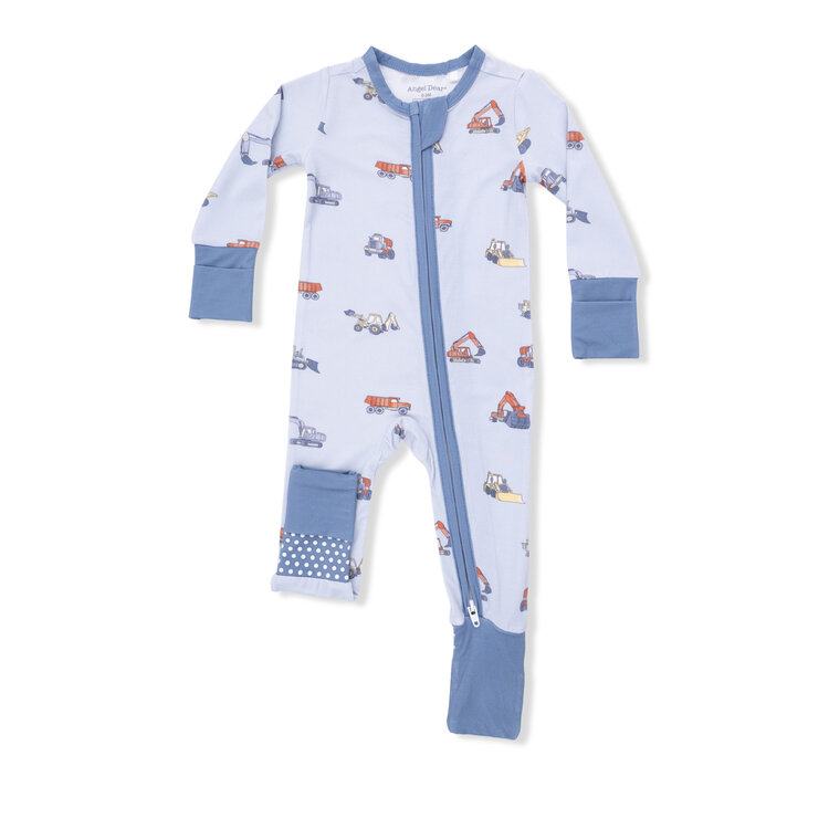 Angel Dear Construction Vehicles Conv Romper