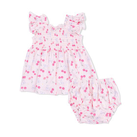 Angel Dear Sweet Bow Cherries Bloomer Set