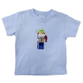 The Smiley Crab Blue Fisherman Shirt