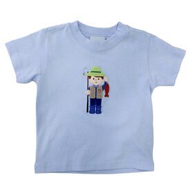 The Smiley Crab Blue Fisherman Shirt