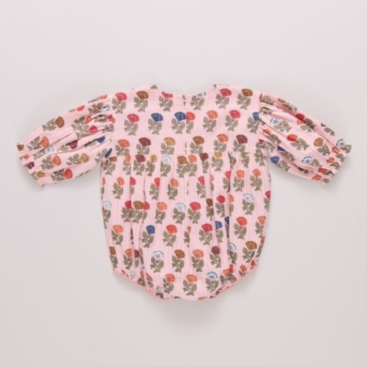 Pink Chicken baby girls wynne bubble - multi flower drop