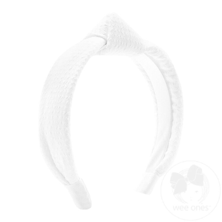 Wee Ones Seersucker Knot Headband