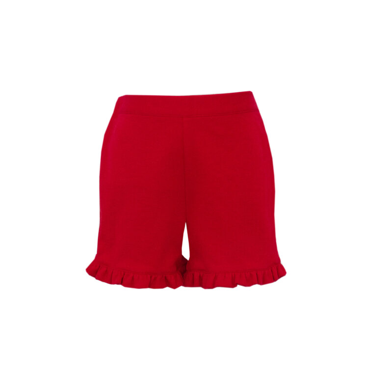 Claire & Charlie Red Knit Shorts