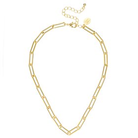 Susan Shaw Large Paperclip Necklace