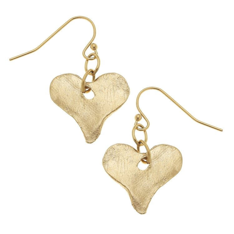 Susan Shaw Small Heart Earrings