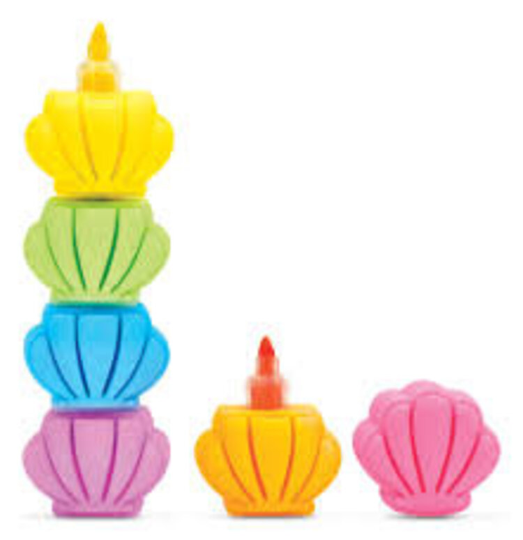 Iscream Seashell Stackable Markers
