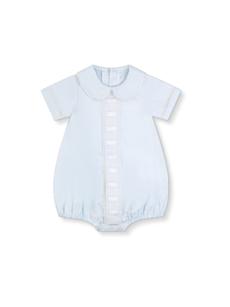 Set Fashions BLESSINGS BLUE BATISTE WITH ECRU RIBBON