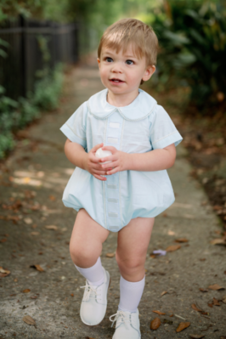 Set Fashions BLESSINGS BLUE BATISTE WITH ECRU RIBBON